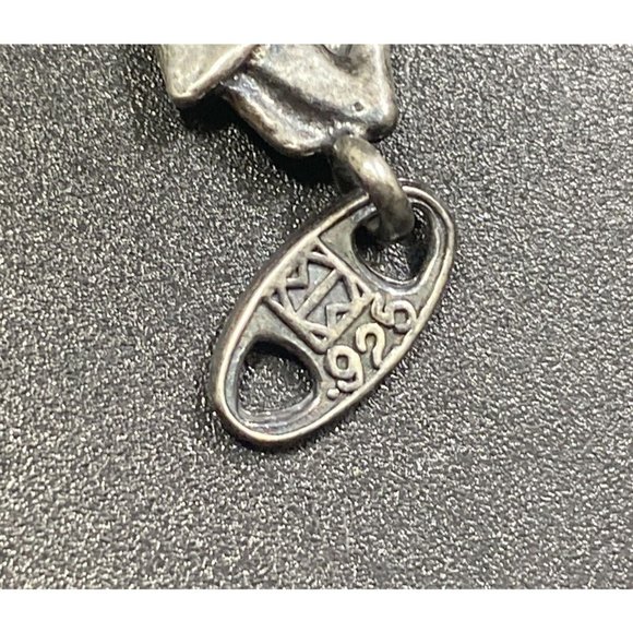 925 Sterling Silver My Way Cheerleader Link Bracelet 7.5 - Picture 5 of 8